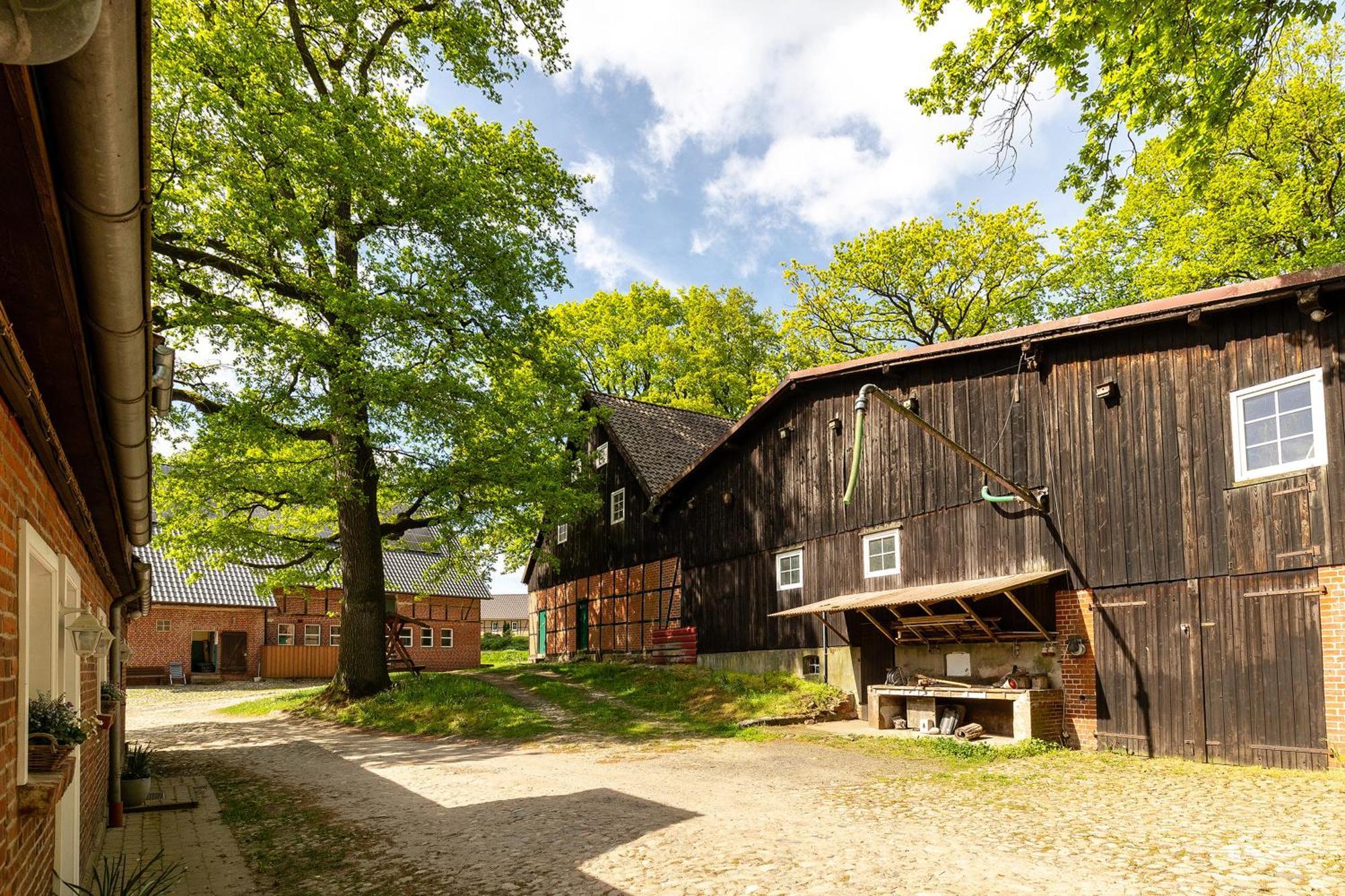 ビスピンゲンHeide Ferien - Hof Bockelmannアパートメント エクステリア 写真